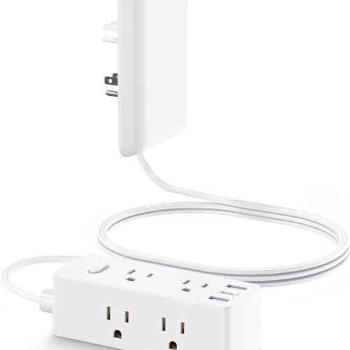 ElectricTools Surge Protector Power Strip – 8 Outlets & 4 USB Charging Ports
